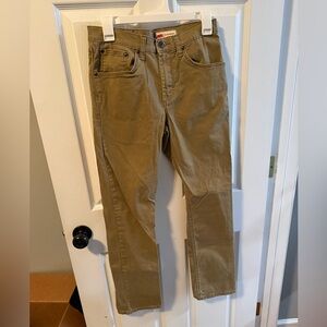 Wrangler Slim Straight Khaki Jeans Size 29x30